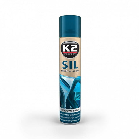 K2 Sil Silikonspray Innenraumpflege Gleitmittel Gummipflege Trennmittel 300ml