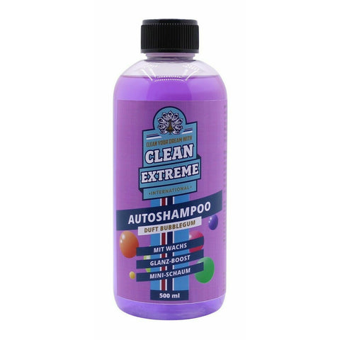 CLEANEXTREME Autoshampoo mit Wachs Bubblegum 1:100 500ml