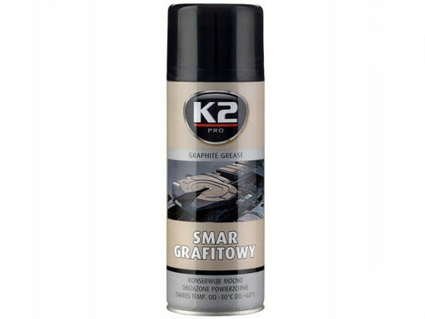 K2 Graphitspray Schmierstoff Graphit Grease Spray Schmiermittel 400ml